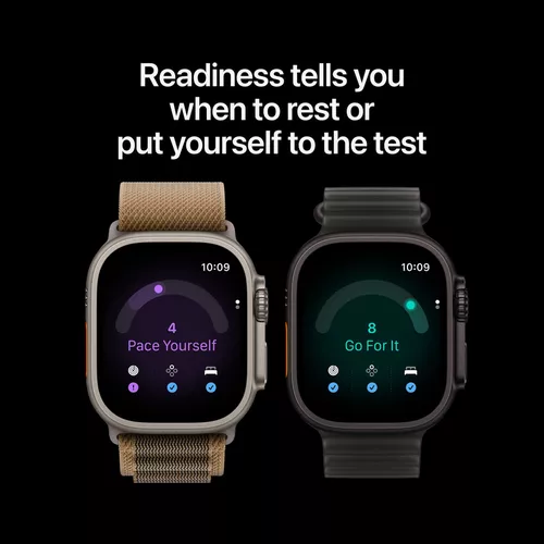 cumpără Ceas inteligent Apple Watch Ultra 4 GPS Cellular 49mm Black Titanium Case with Burgundy Alpine Loop L MJC24 în Chișinău 