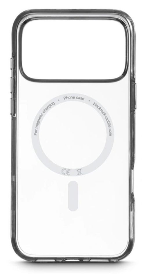 купить Чехол для смартфона Hama 80448 Black Rock “Mag Clear Case” Cover for Apple iPhone 17 Pro Max, transparent в Кишинёве 