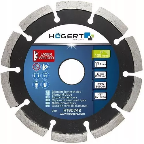 купить Диск отрезной Hoegert Режущий диск 125x2,2x22,2 мм HT6D742 в Кишинёве 