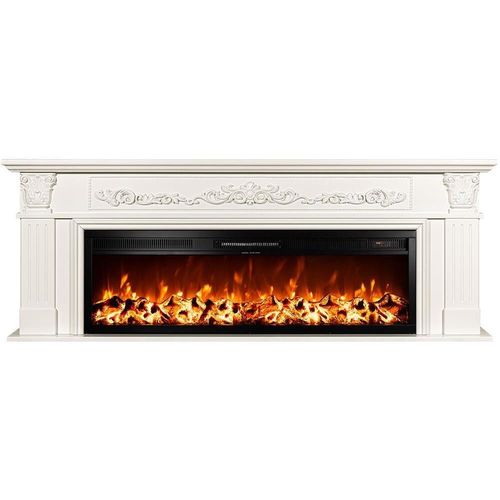 cumpără Șemineu electric ArtFlame Bella & Tanzania, 700x1900x270 mm, Alb în Chișinău 