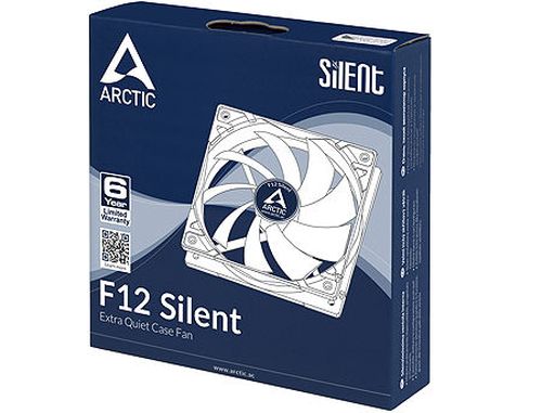 купить Case/CPU FAN Arctic F12 Silent, 120x120x25 mm, 3-pin, 800rpm, Noise 0.08 Sone (@ 800 RPM), 37 CFM / 62.9 m3/h в Кишинёве 