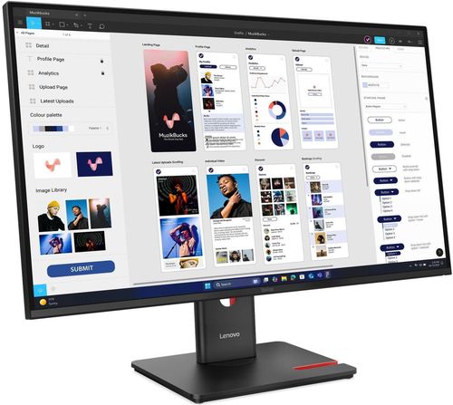 купить Монитор Lenovo T32UD-40 Black (64B0GAT1EU) в Кишинёве 