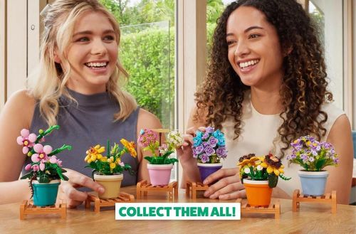 купить Конструктор ZURU 83183 Garden Pot Plants, Series 1 в Кишинёве 