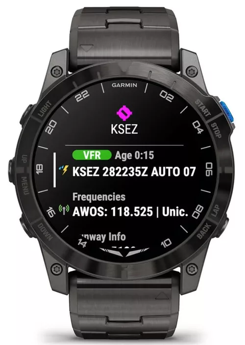 cumpără Ceas inteligent Garmin D2™ Mach 1 Pro, Aviator Smartwatch with Vented Titanium Bracelet (010-02804-81) în Chișinău 
