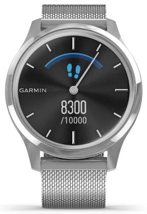 купить Фитнес-трекер Garmin vivomove Luxe Silver в Кишинёве 