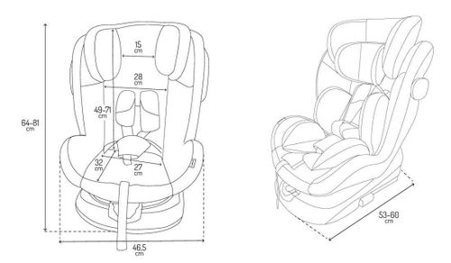 купить Автокресло MoMi Emi Fx Black в Кишинёве 