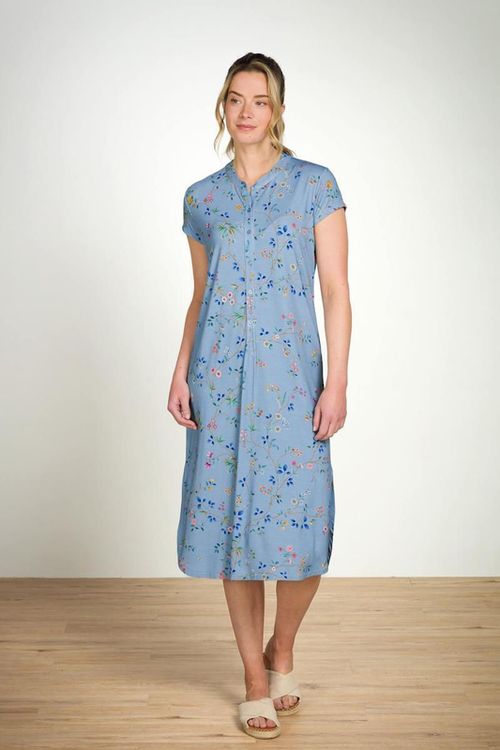 купить Домашний текстиль Pip Studio 51.504.676 Dalia Short Sleeve Nightdress Delhi Dreams Blue S Blue в Кишинёве 
