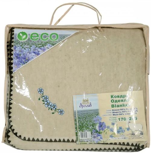 cumpără Textile de casă Ярослав 222541 одеяло шерсть 50%, лен 50% 170х205 în Chișinău 