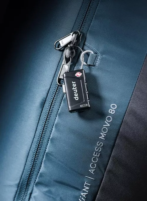 купить Аксессуар для багажа Deuter Замок TSA Cable Lock black в Кишинёве 