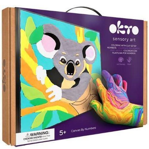cumpără Set de creație Okto 20028 Pictură pe numere 3D cu plastilină ușoară 29x29сm, Koala în Chișinău 