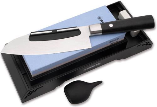 купить Точилка для ножей Boker BO-09BO376 Combi Water Stone Sharpening Station 240/2000 в Кишинёве 