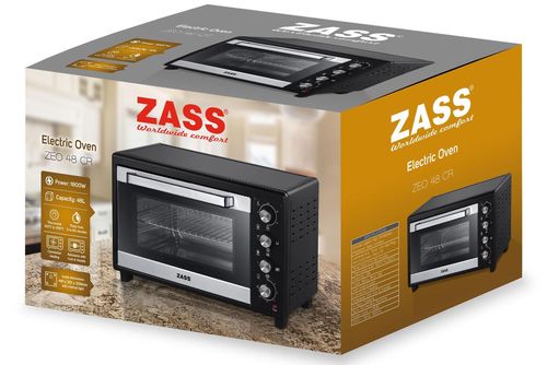 купить Печь электрическая компактная Zass ZEO 48 CR Black в Кишинёве 