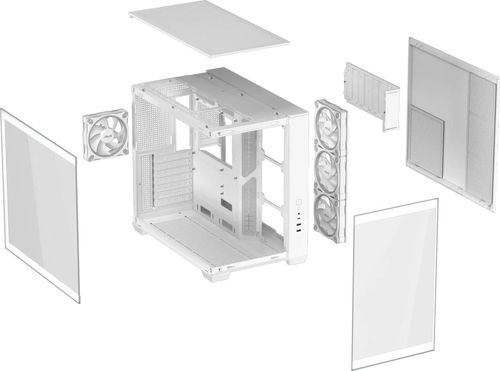 купить Корпус для ПК ASUS A32 PLUS TG ARGB White no PSU в Кишинёве 