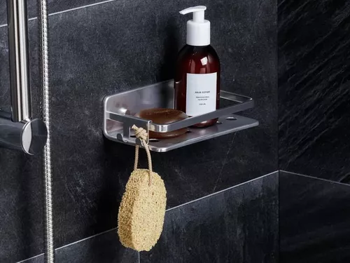 купить Полка для ванной Tatay 55873 Полка настенная Moon 20x10x5.5см алюминий в Кишинёве 