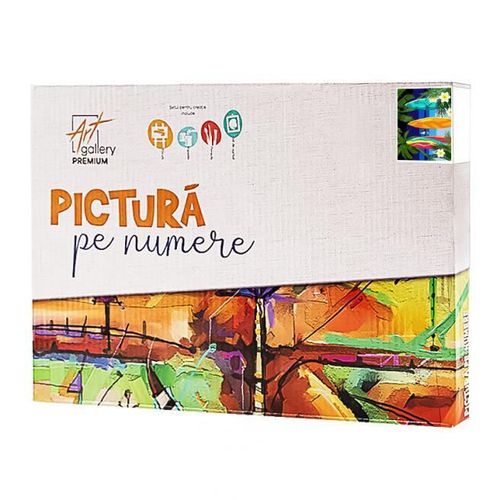 купить Картина по номерам Art Gallery CX4509 20x30cm Surfuri colorate в Кишинёве 