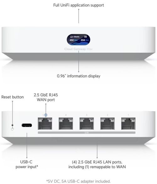 cumpără Router Ubiquiti UniFi Cloud Gateway Max, UCG-MAX-EU în Chișinău 