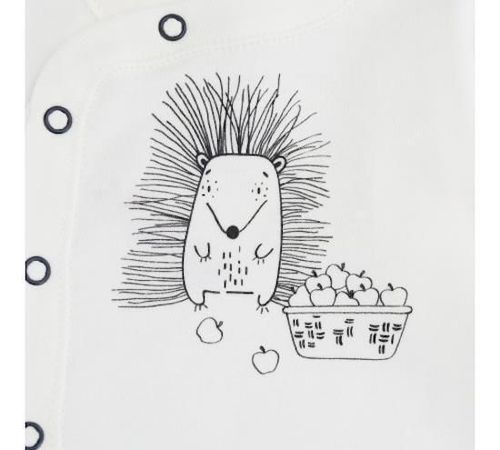 cumpără Haine pentru copii Minikin 242200356 Hedgehog Распашонка молочный 0-1мес în Chișinău 