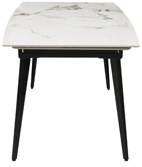 cumpără Masă Deco Elara (1200/1800x800x760) Ceramic Shiny White 03 în Chișinău 