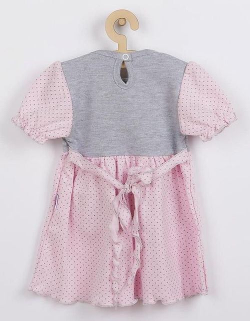 cumpără Lenjerie de pat pentru copii New Baby 41963 Платье короткий рукав pink-grey 62 (3-6m) în Chișinău 