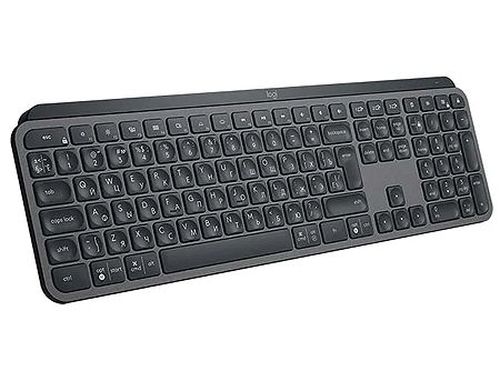 cumpără Tastatura Logitech Wireless MX Keys Advanced Graphite Illuminated Keyboard, Logitech Unifying 2.4GHz wireless technology, Bluetooth, Rechargeable with USB type C, Graphite 920-009417 în Chișinău 