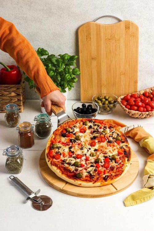 купить Лопатка кухонная Tadar Лопатка для пиццы Inox 25.5cm в Кишинёве 