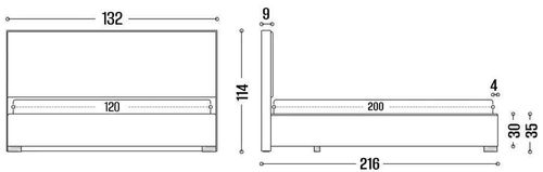 cumpără Pat my-STYLE my-Alia 120x200 (P46D12M04) în Chișinău 