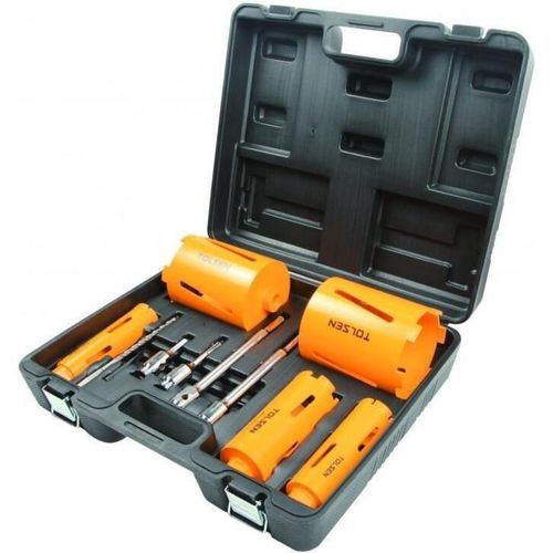 купить Набор головок, бит, насадок Tolsen Set 5 carote diamantate 38/52/65/117/127 mm (75881) в Кишинёве 