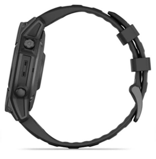 купить Смарт часы Garmin Fenix E – 47 mm, Slate grey steel with Black silicone band (010-03025-01) в Кишинёве 