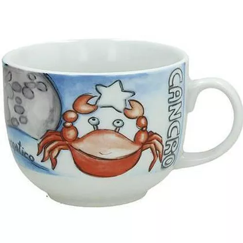 купить Чашка Tognana 49764 Чашка для завтрака 400ml Zodiac Рак в Кишинёве 