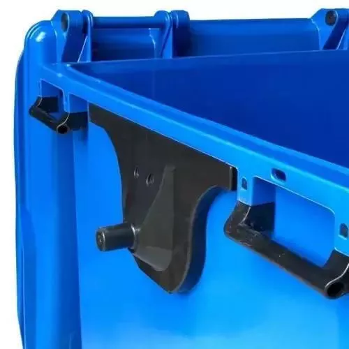 купить Урна для мусора Hydro S Tomberon din plastic cu capac plat, 1100 L, albastru 8001212 в Кишинёве 