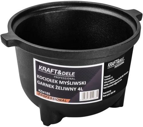 купить Казан Kraft&Dele KD4185 oală din fontă 4L в Кишинёве 