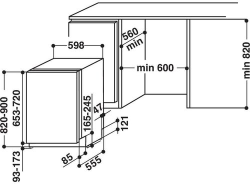 купить Встраиваемая посудомоечная машина Whirlpool WRIC3C26 в Кишинёве 