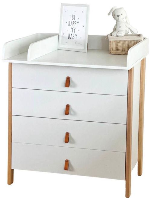 cumpără Comoda de infășat Ingvart 90017041-2 Scandi Alb/Natural în Chișinău 