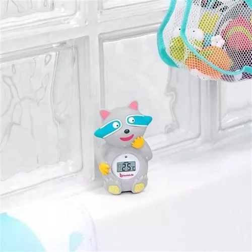 купить Аксессуар для купания Badabulle B037002 Termometru 2 in 1 pentru baie si camera Racoon в Кишинёве 