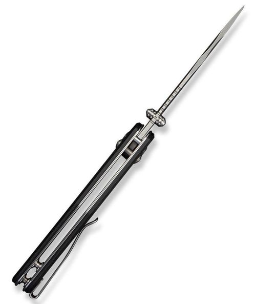 купить Нож походный Sencut S25046-2 Glenspar, G10 Shredded negru, Crossbar Lock в Кишинёве 