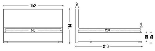 cumpără Pat my-STYLE my-Risa 140x200 (P58D14M19) în Chișinău 