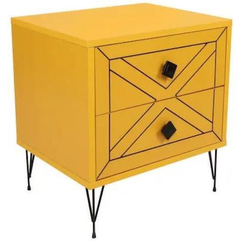 cumpără Noptieră Trendy Luna Galben, 50x55x40cm (GTR001543) în Chișinău 