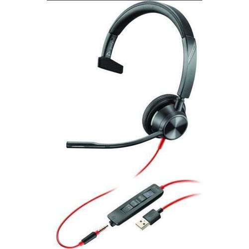 купить Наушники игровые Poly Blackwire 3315-M Mono USB-A (76J13AA) в Кишинёве 