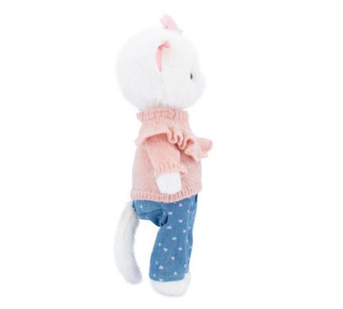 купить Мягкая игрушка Orange Toys LK01/01 Lucky Kitty, Lucky Sophie: Denim Hearts 38 в Кишинёве 