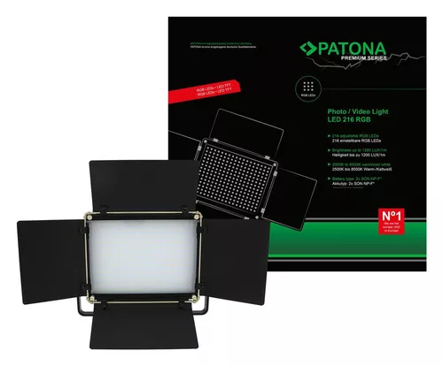 купить Освещение для фото-видео Patona Premium LED Photo/Video Light RGB 216 в Кишинёве 