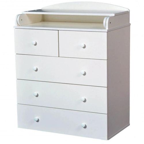 купить Комод-пеленатор PernaMea HappyBaby Pro (5sert) 800x1030 DSP alb (MW-700151) в Кишинёве 