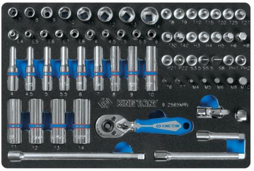 cumpără Sistem de depozitare a instrumentelor King Tony 934-010MRV с инструментом красная, 7 ящика (286 пр.) VAG, MB, OPEL, BMW, Jap. în Chișinău 