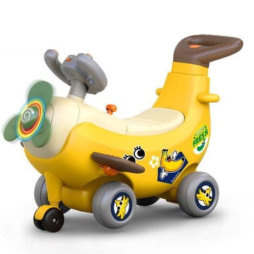купить Толокар Hola Toys HE9983 Avion Banana 4în1 в Кишинёве 