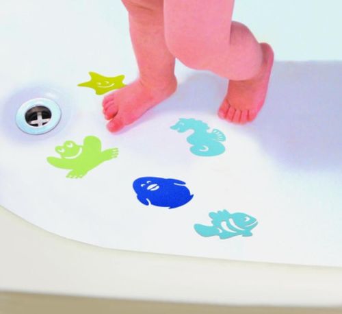 купить Коврик для ванной Dreambaby G129 Коврик мини для ванны противоскользящий (10шт) в Кишинёве 