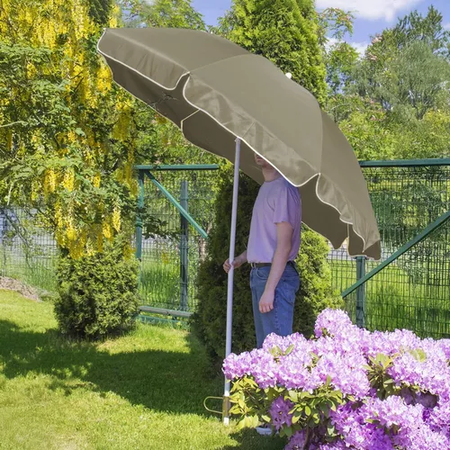 купить Зонт садовый Jumi OM-281851 Umbrela de gradina/plaja 240cm pliabila, Bej в Кишинёве 