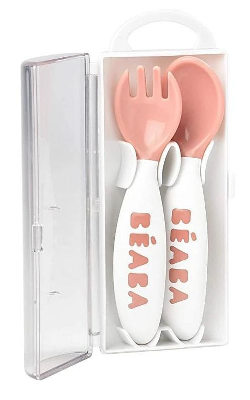 cumpără Seturi pentru hrănire bebelușilor Beaba B913400 Set lingurita si furculita practic în Chișinău 