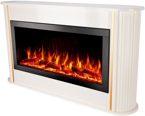 купить Камин электрический ArtFlame Rondo white & Haven 40, 800x1400x300mm в Кишинёве 