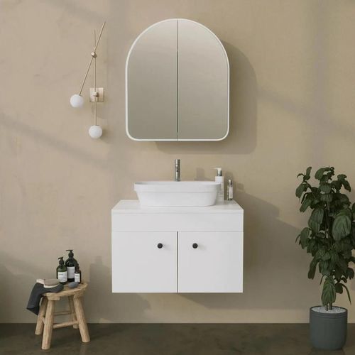 купить Зеркало для ванной Trendy Cabinet Hope-Alb в Кишинёве 
