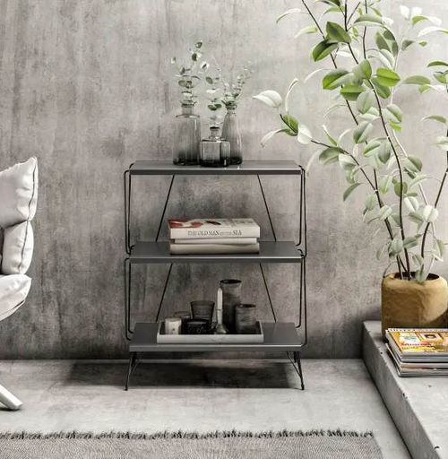 cumpără Măsuţă cafea Trendy Lazandos, Antracit 48x75x31cm în Chișinău 