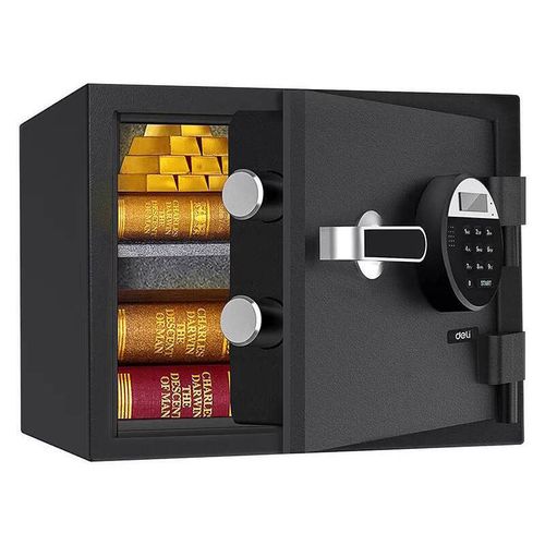 cumpără Safeu de oficiu Deli DLET580 300x380x300 mm, ignifugă în Chișinău 